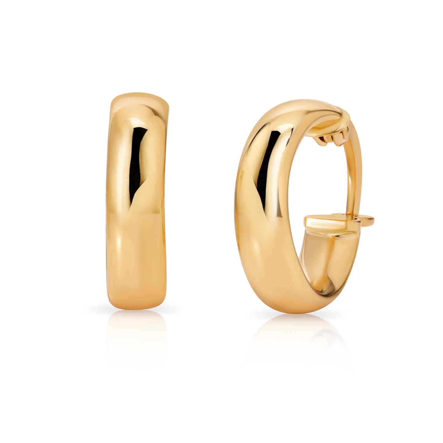 18K Hoop Earrings