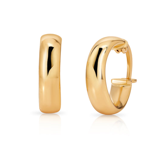 18K Hoop Earrings