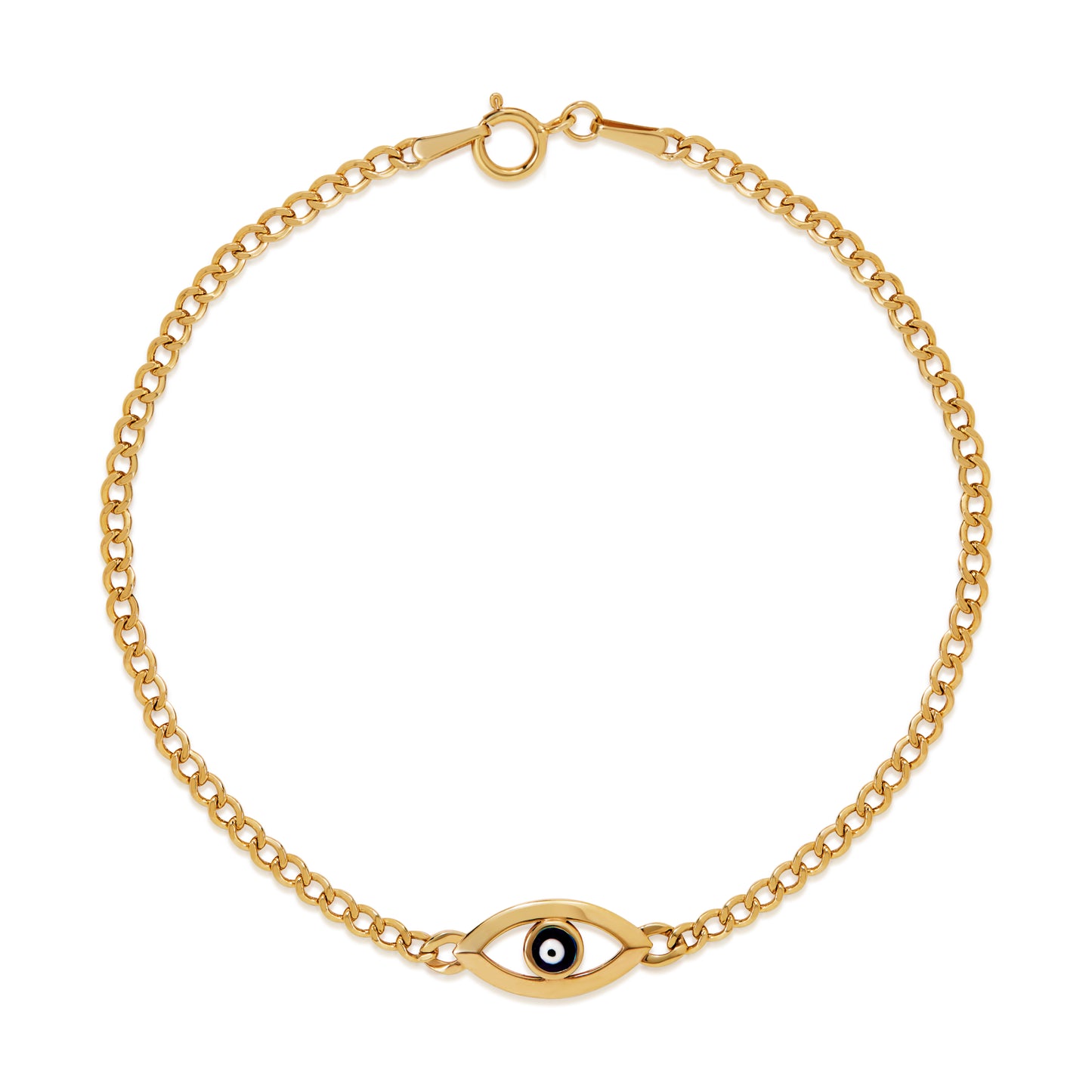 14K Evil Eye Bracelet
